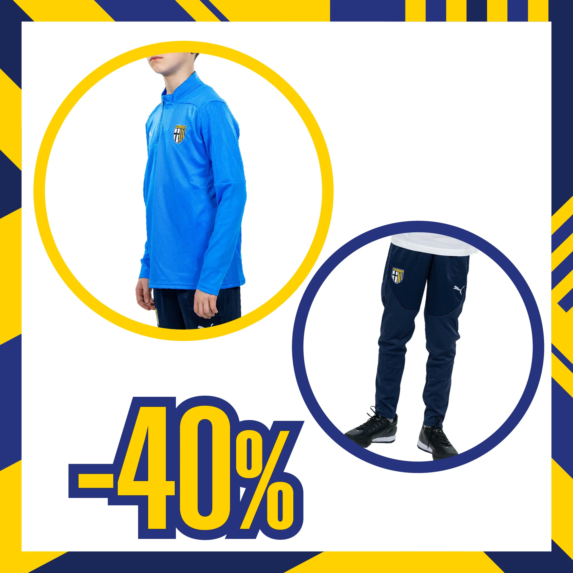 BUNDLE FELPA 1/4 ZIP TRAINING + PANTALONE TRAINING JUNIOR - Image 2