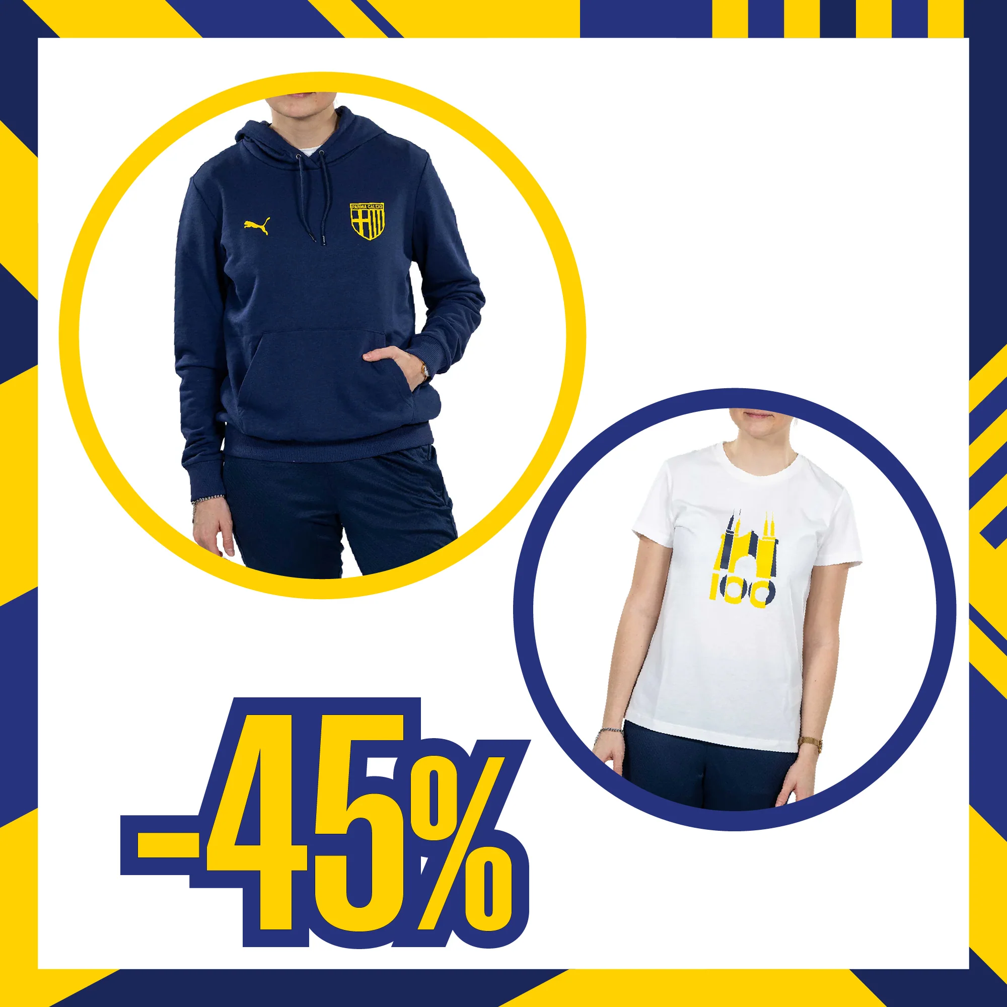 BUNDLE FELPA CAPPUCCIO TARDINI 100 + T-SHIRT TARDINI 100 DONNA - Image 2