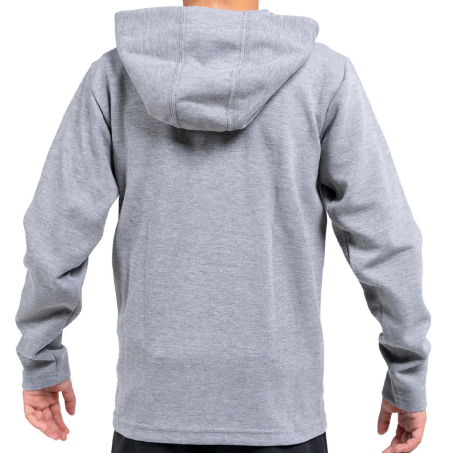 Felpa Hooded Casuals Zip Grigia - Parma Calcio - Image 4