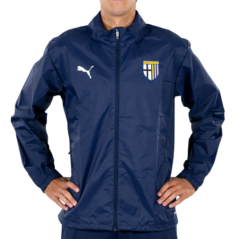 Giubbino Antipioggia Training Players Blu Navy - Parma Calcio - Image 5
