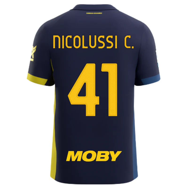 Maglia Parma Calcio Gara Fourth 25/26 Nicolussi Caviglia 41