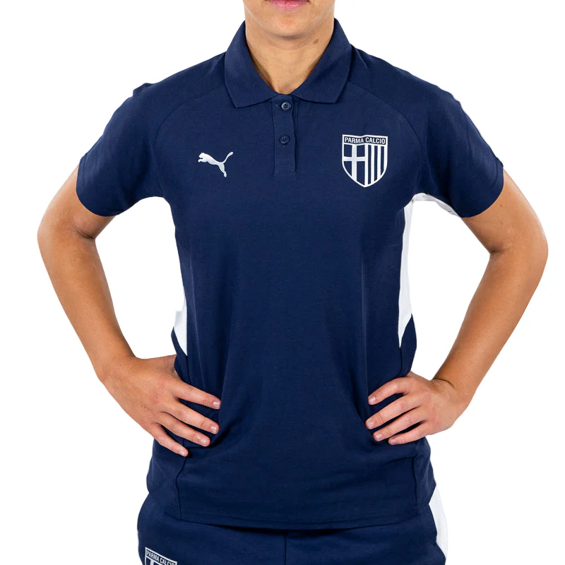 Polo Woman EvoStripe Blu Navy - Parma Calcio - Image 2