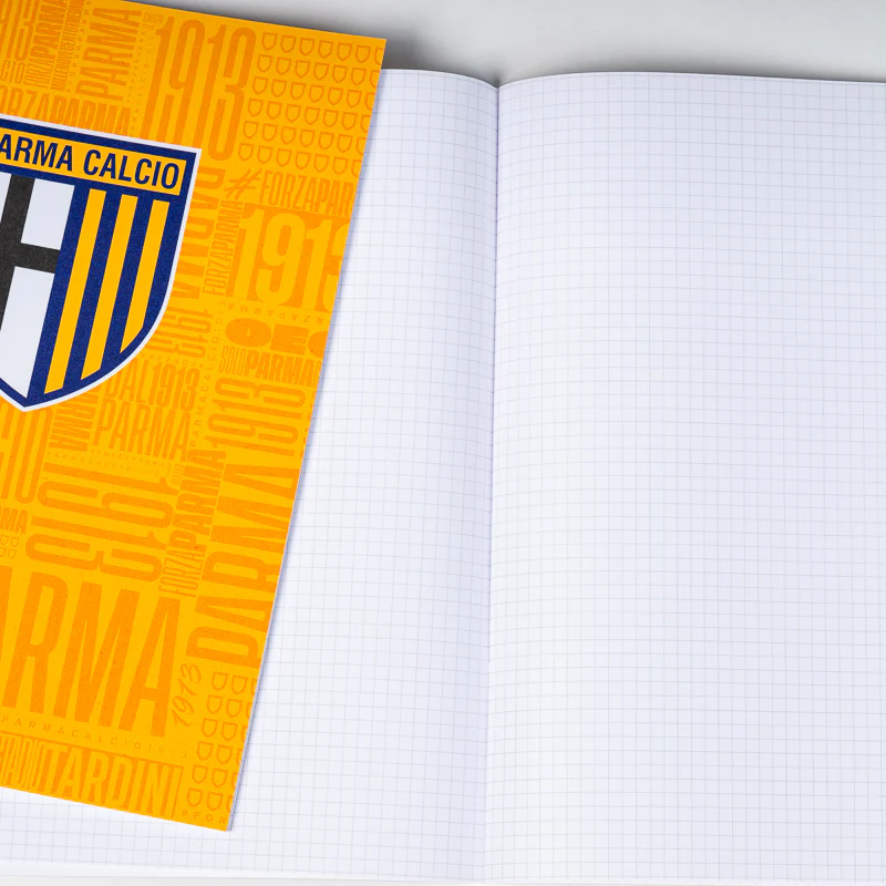 Quaderno a quadretti texture gialla - Parma Calcio - Image 2
