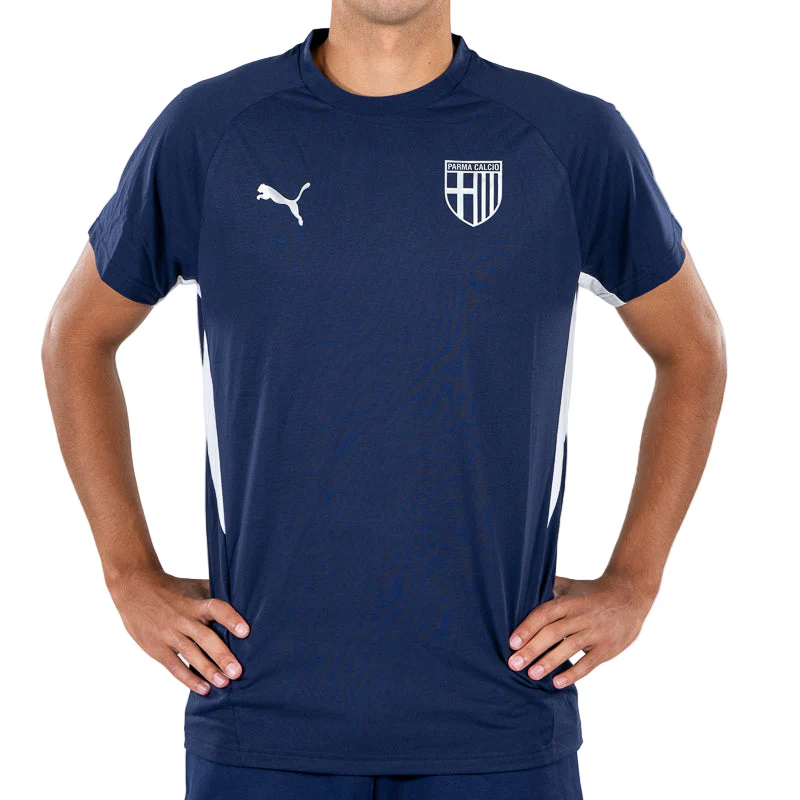 T-Shirt EvoStripe Blu Navy - Parma Calcio - Image 3