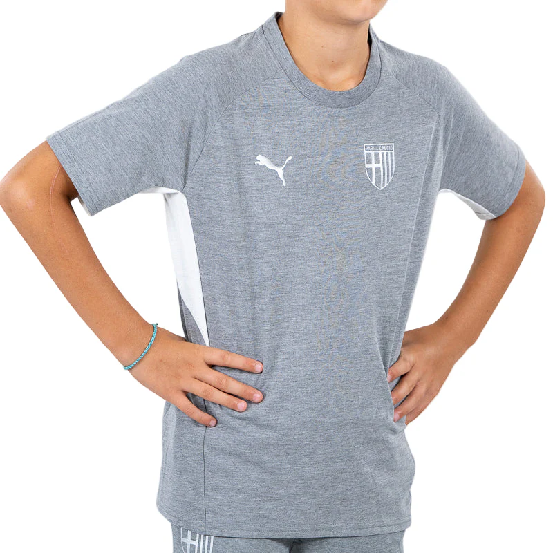 T-Shirt Junior EvoStripe Grigia - Parma Calcio - Image 3