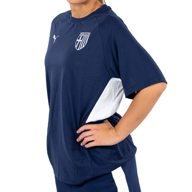 T-Shirt Woman EvoStripe Blu Navy - Parma Calcio
