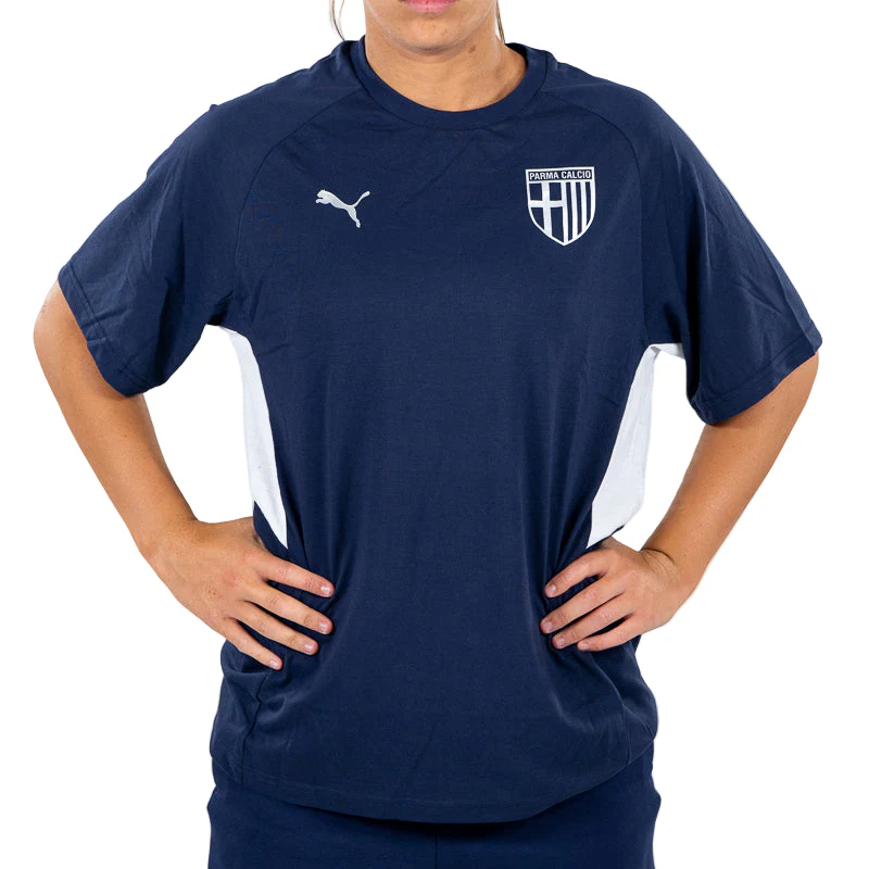 T-Shirt Woman EvoStripe Blu Navy - Parma Calcio - Image 3